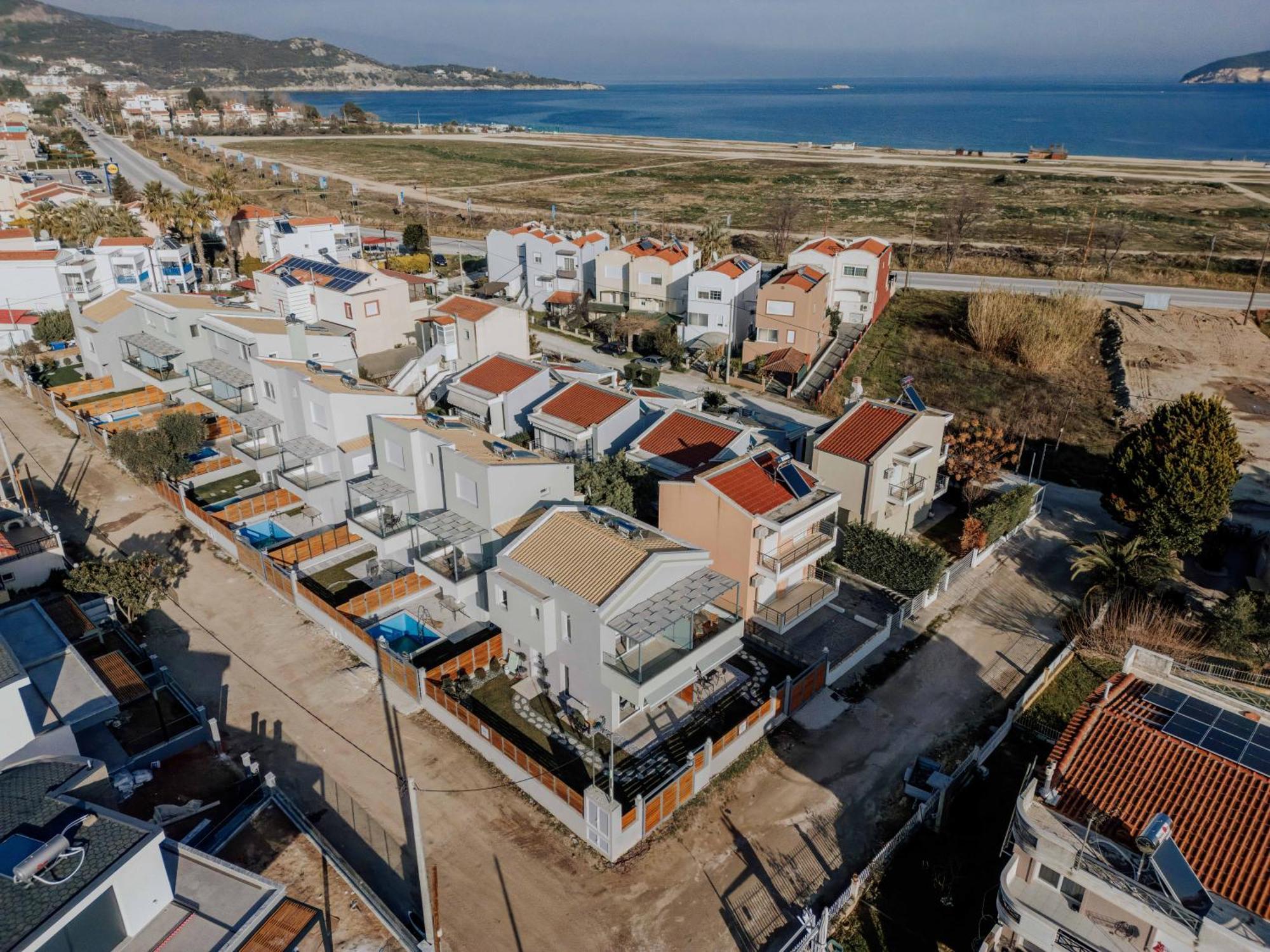 Aegean Twin Houses Nea Iraklitsa Eksteriør billede